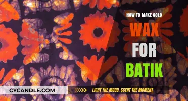 Crafting Cold Wax for Batik: A Simple DIY Guide
