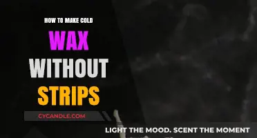 DIY Cold Wax Recipe: Easy Hair Removal Without Strips