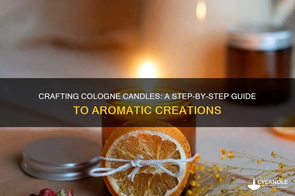 how to make cologne candles