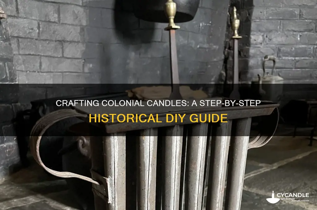 how to make colonial candles