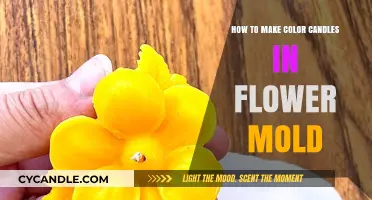 Crafting Vibrant Flower-Shaped Candles: A Colorful DIY Mold Guide