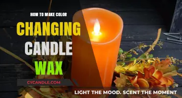 DIY Magic: Crafting Color-Changing Candle Wax at Home
