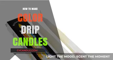Create Stunning Color Drip Candles: Easy DIY Crafting Guide
