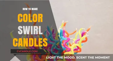 Create Stunning Color Swirl Candles: Easy DIY Crafting Guide