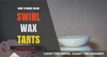 Create Vibrant Color Swirl Wax Tarts: Easy DIY Guide