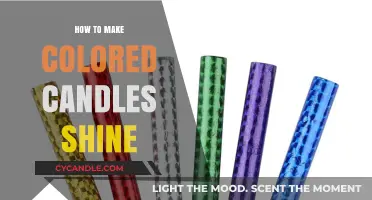 Enhance Your Colored Candles: Simple Techniques for a Brilliant Shine