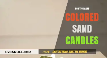 Crafting Vibrant Colored Sand Candles: A Creative DIY Guide