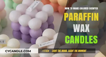 Crafting Vibrant, Fragrant Paraffin Wax Candles: A Step-by-Step Guide