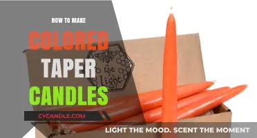 Crafting Vibrant Taper Candles: A Step-by-Step DIY Guide