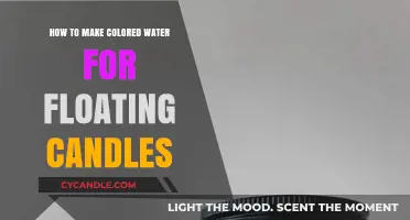 Create Vibrant Floating Candle Displays: Easy Colored Water Techniques