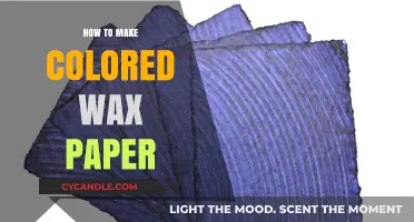Crafting Vibrant Creations: A Simple Guide to Making Colored Wax Paper