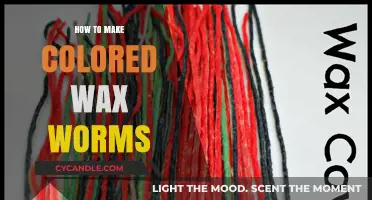 Crafting Vibrant Wax Worms: A Simple DIY Coloring Guide