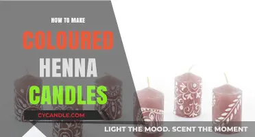 Crafting Vibrant Henna Candles: A Step-by-Step DIY Guide