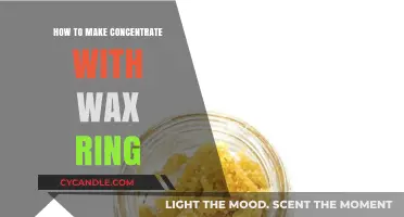 Crafting Concentrate: A Step-by-Step Guide Using Wax Rings