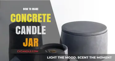 Crafting Concrete Candle Jars: A Step-by-Step DIY Guide