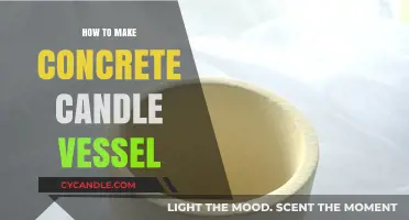 Crafting Concrete Candle Vessels: A Step-by-Step DIY Guide