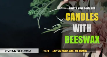 Crafting Beeswax Container Candles: A Step-by-Step DIY Guide