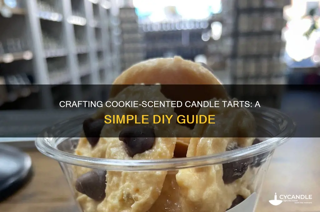 how to make cookie candle tarts