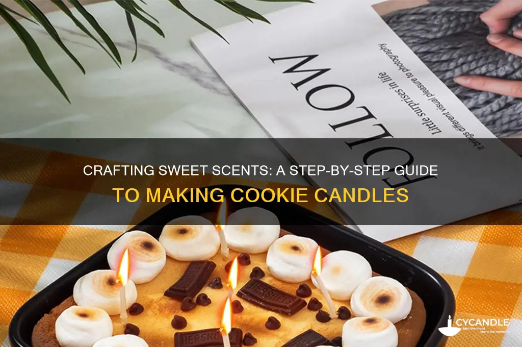 how to make cookie candles