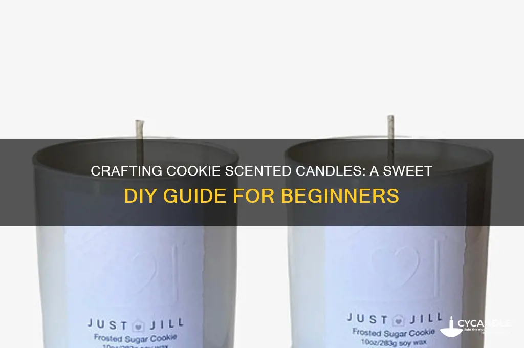 how to make cookie scented candles