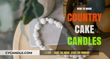 Crafting Country Cake Candles: A Sweet DIY Scented Guide