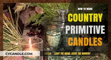 Crafting Country Primitive Candles: A Step-by-Step DIY Guide