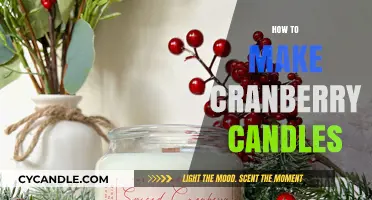 Crafting Festive Cranberry Candles: A Step-by-Step DIY Guide