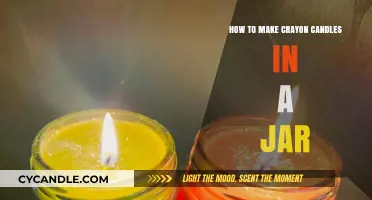 Crafting Colorful Crayon Candles in Jars: A Simple DIY Guide
