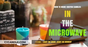 Microwave Magic: Crafting Colorful Crayon Candles in Minutes