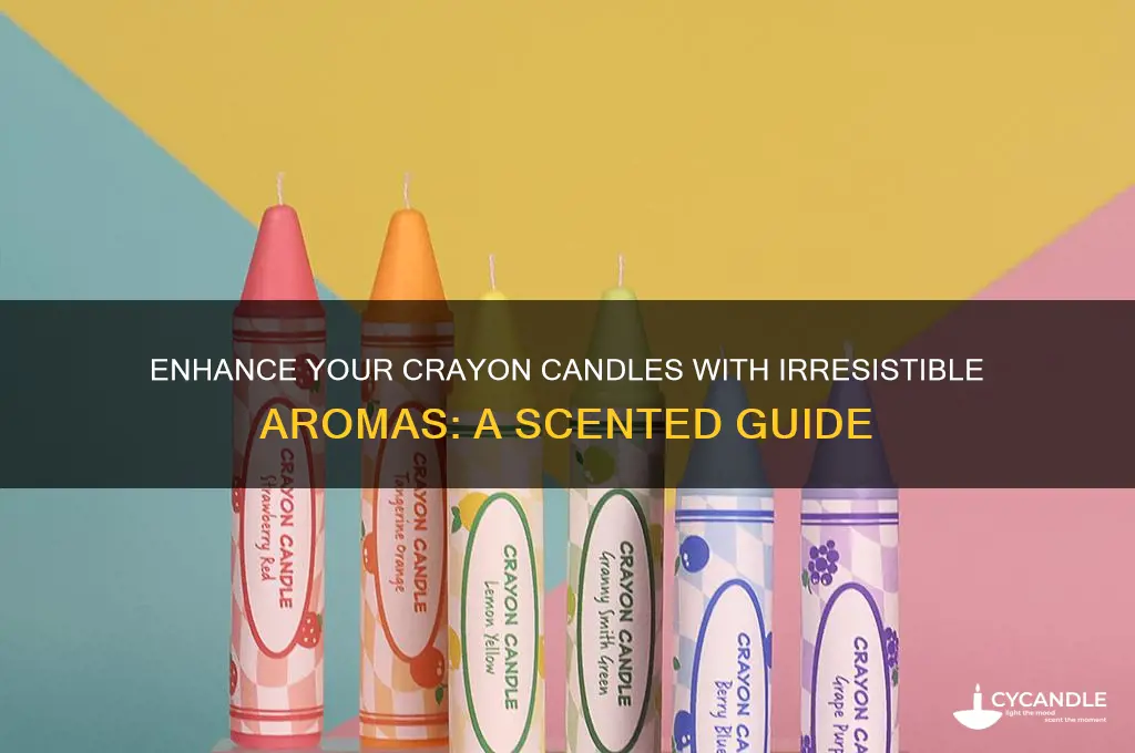 how to make crayon candles smell good