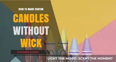 Creative DIY: Making Wickless Crayon Candles at Home Easily