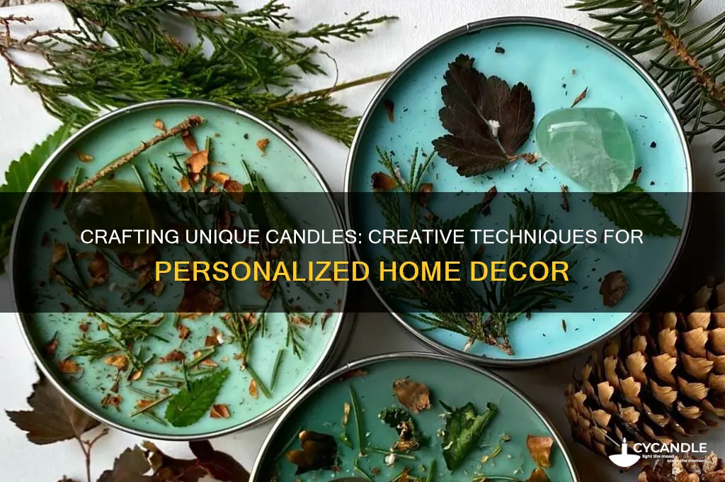 how to make creative candles