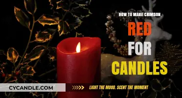 Crafting Crimson Red Candles: A Step-by-Step Color Mixing Guide