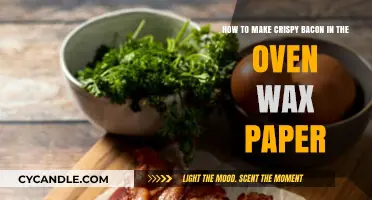 Perfectly Crispy Oven-Baked Bacon with Wax Paper: Easy Method