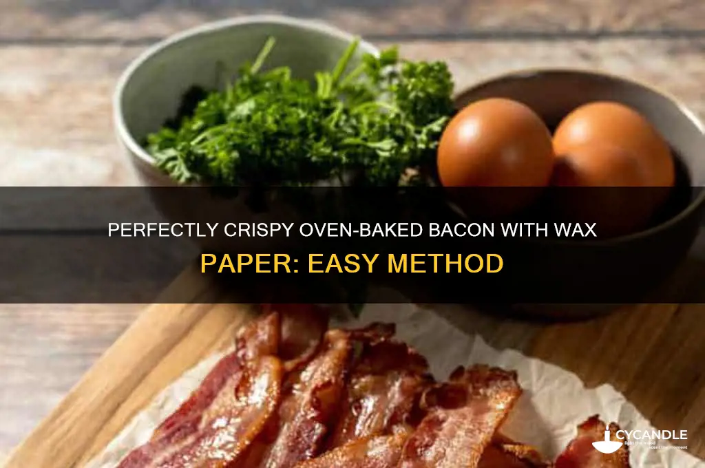 how to make crispy bacon in the oven wax paper