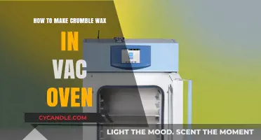 Mastering Crumble Wax: A Step-by-Step Vac Oven Guide