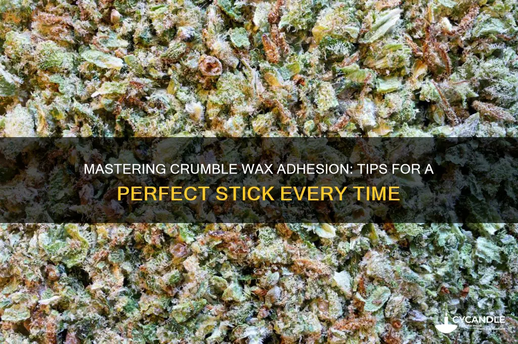how to make crumble wax stick