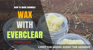 Crafting Crumble Wax: A Simple Everclear Extraction Guide