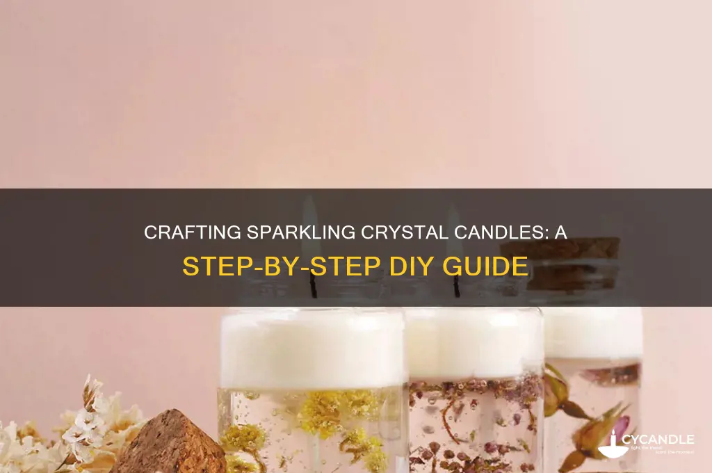 how to make crystal candle