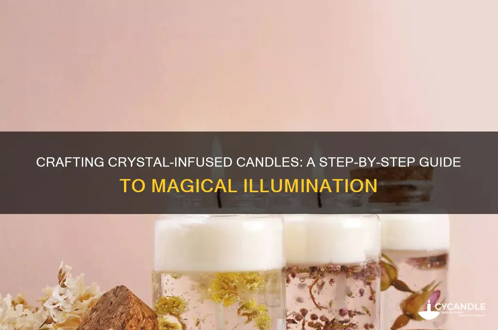 how to make crystal infused candles