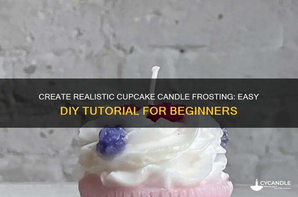 how to make cupcake candle frosting