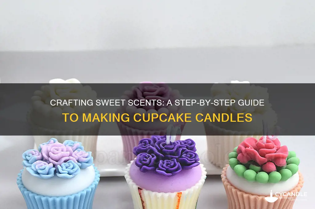 how to make cupcake candle