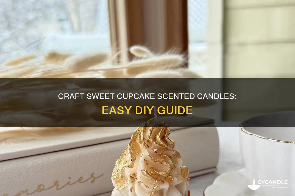 how to make cupcake scented candles