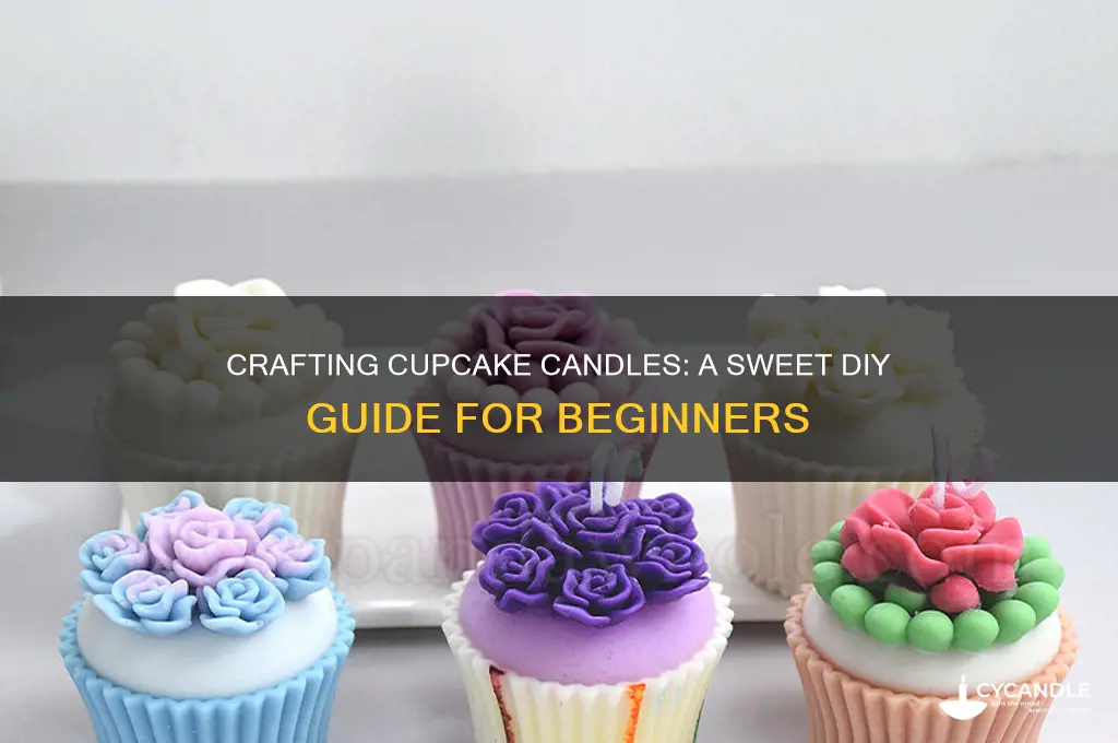 how to make cupcake shaped candles