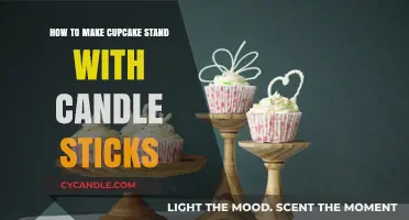 Creative DIY Cupcake Stand Using Candlesticks: Easy Crafting Guide
