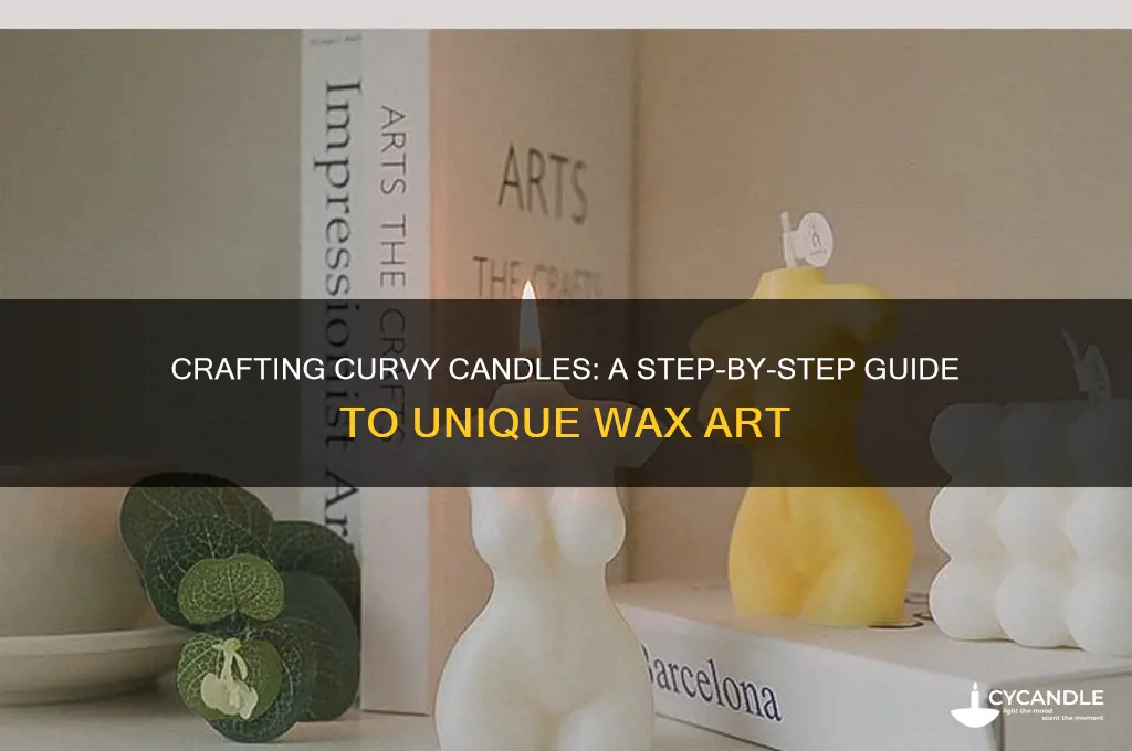 how to make curvy candles