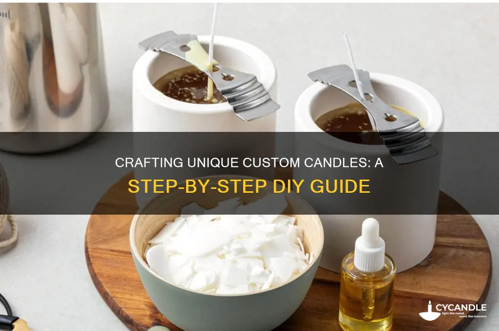 how to make custom candle