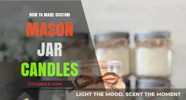 Crafting Custom Mason Jar Candles: A Step-by-Step DIY Guide