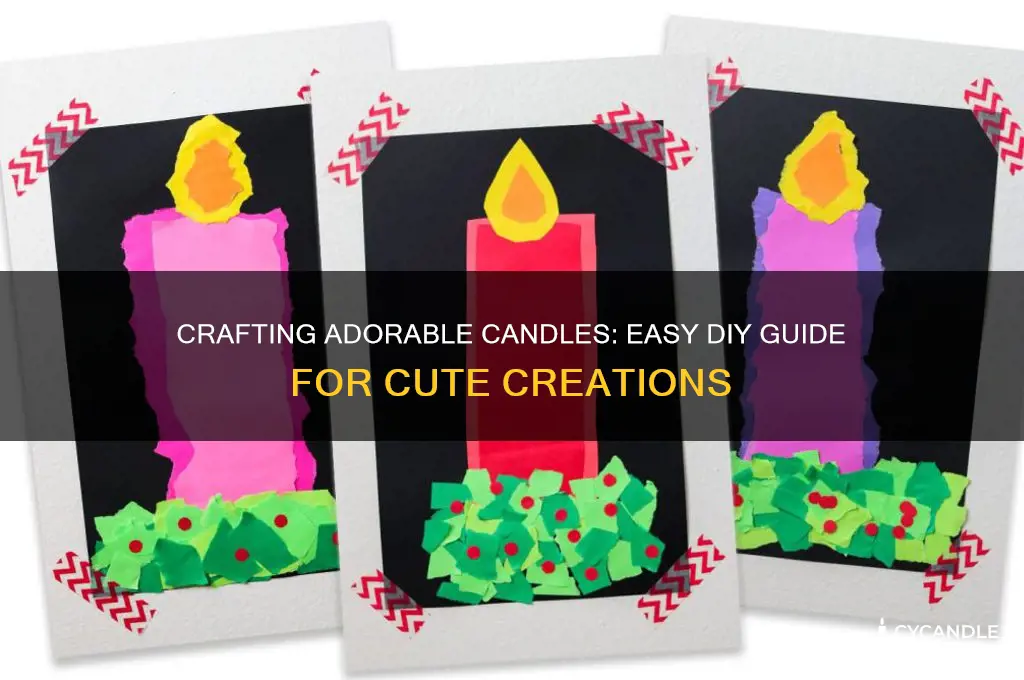 how to make cute candle