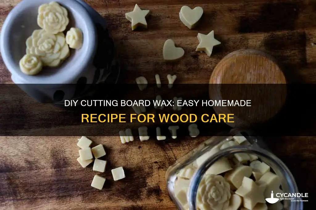 how to make cutting board wax